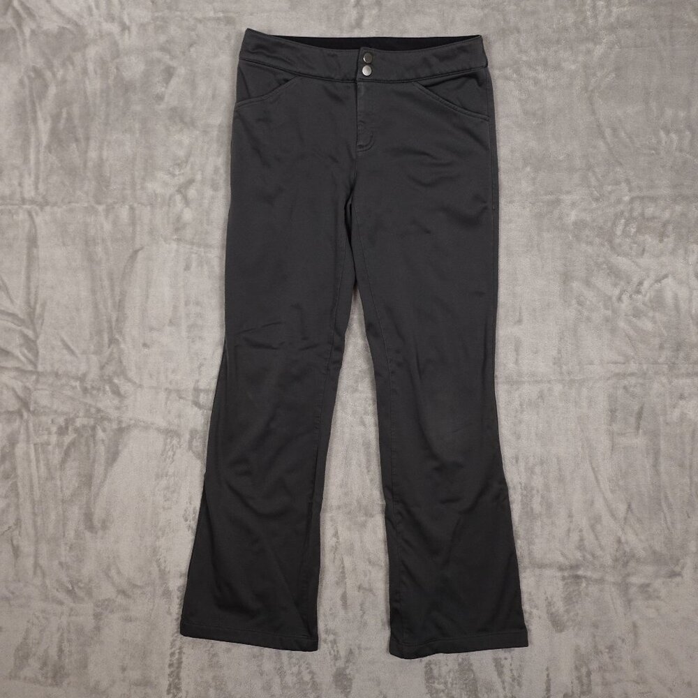 Lucy pants bootcut fleece activewear women's 2 dark‎ gray drawstring waist